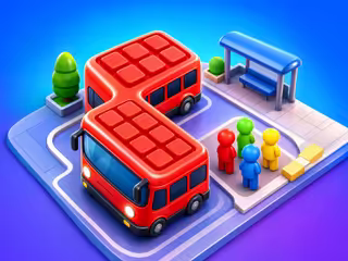 Color Bus Jam 3D