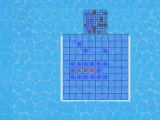 Battleship on cells