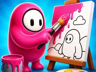 Fall Guys Coloring Book
