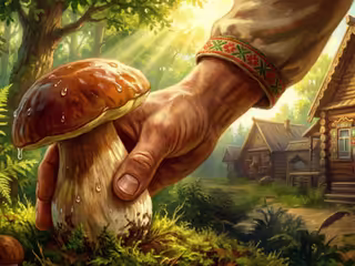 Russian Mushroom Picker