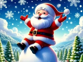 Santa Claus Xmas Run