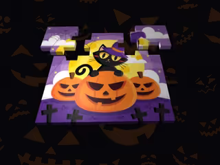3D Halloween Jigsaw