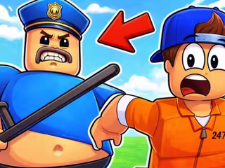 Obby - Escape Barry's jail parkour