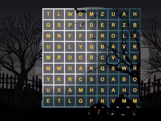 Halloween Word Search