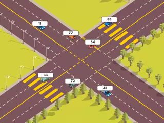 Cross Traffic Rounding 10