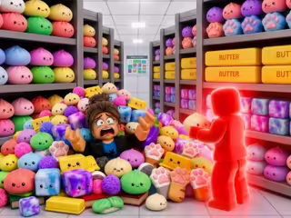 Clean the Squishes! ASMR Sorting Obby