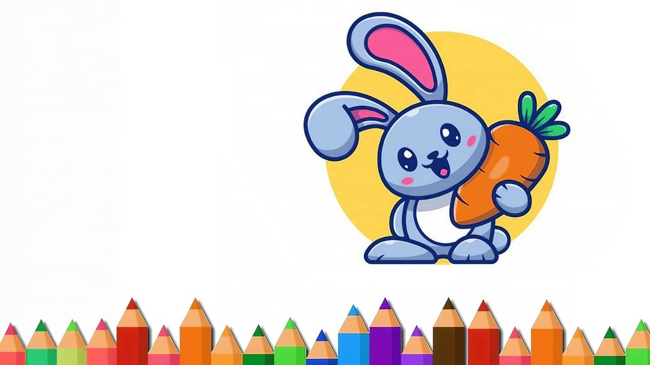 Cute Rabbit Coloring Book - WGPlayground - Play 2,900+ free HTML5 games