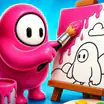 Fall Guys Coloring Book