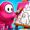 Fall Guys Coloring Book