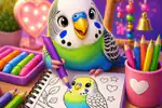 BTS Budgie Coloring Book