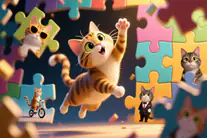 Funny Cats: Puzzle