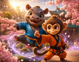 Kung-Fu Little Animals