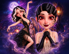 Night Silk Dark City Fashionistas
